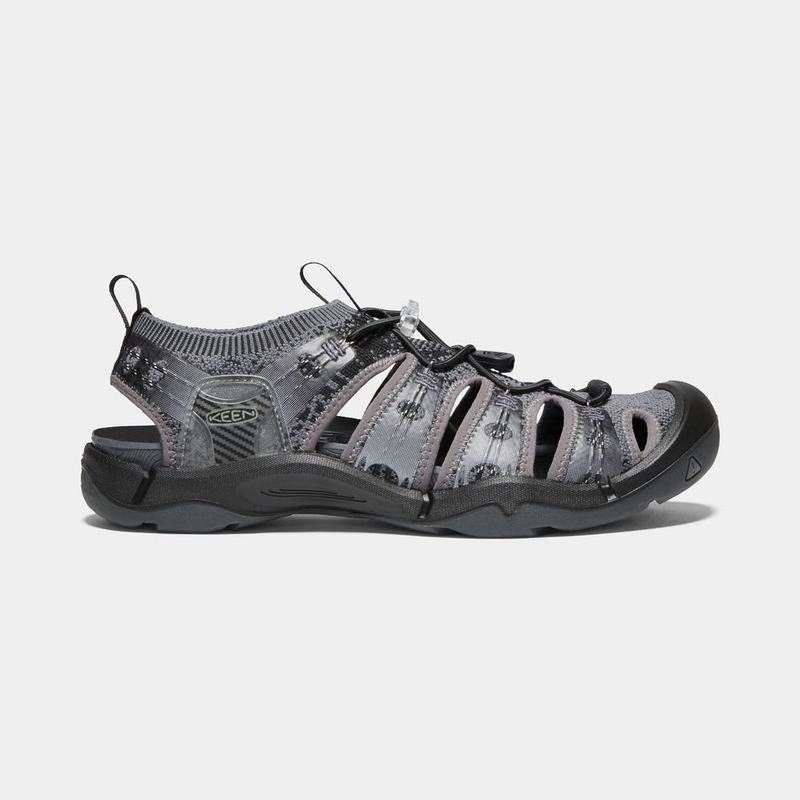 Keen Evofit One Mens Sandals Grey/Black NZ Sale (5632-XKLOE)